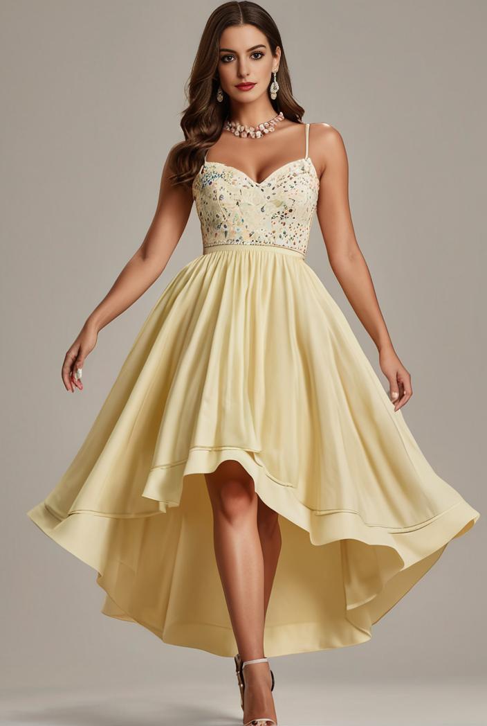 plus size sequin high low deep v neck tulle evening dresses 144482