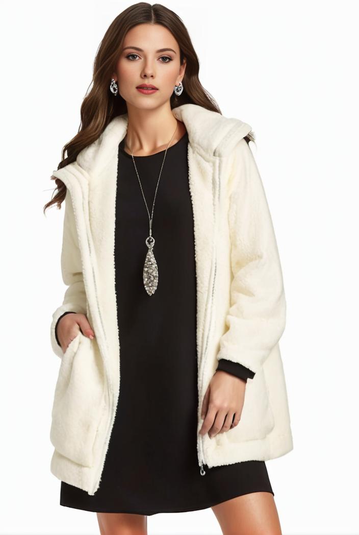 cozy winter teddy coat for women 140636