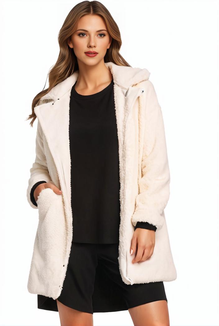 cozy winter teddy coat for women 140639