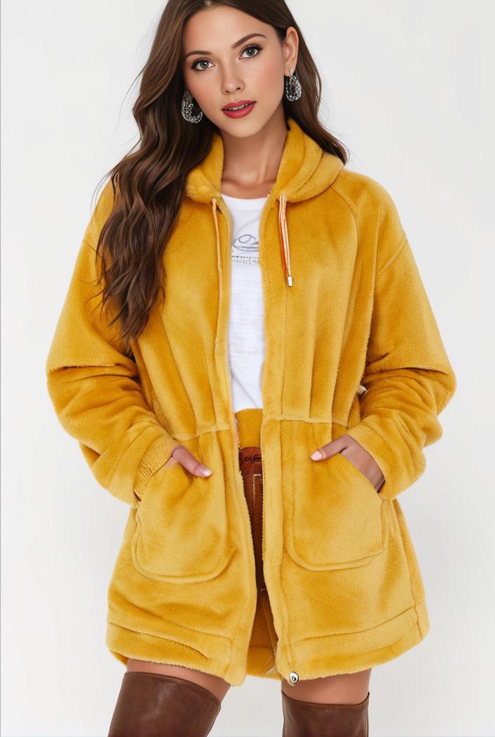 cozy winter teddy coat for women 140659