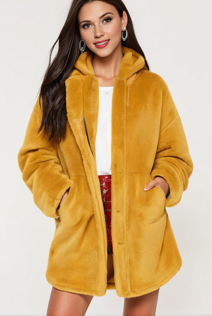 cozy winter teddy coat for women 140660