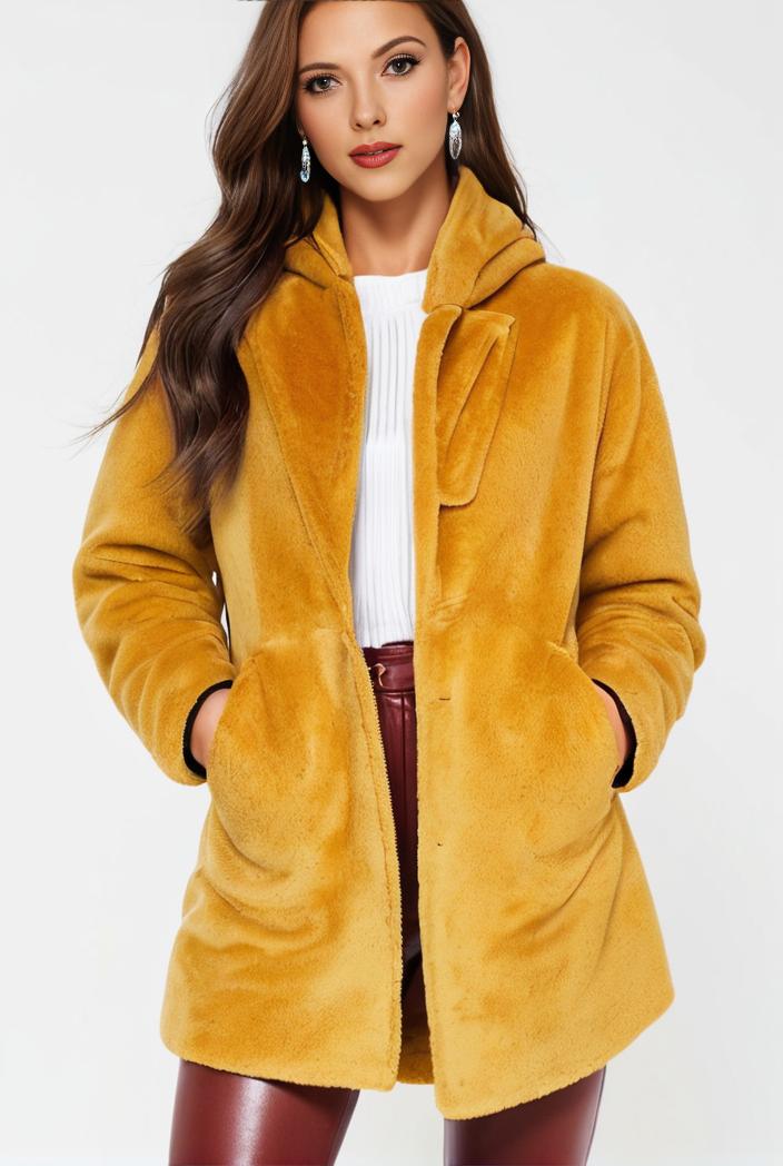 cozy winter teddy coat for women 140663