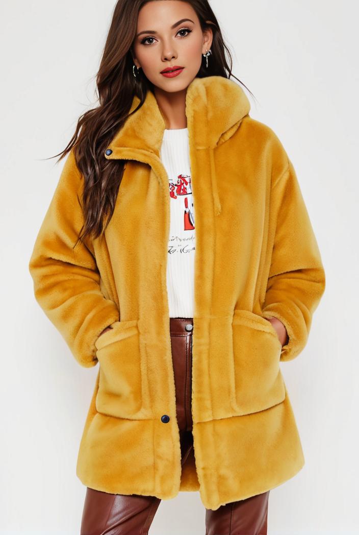 cozy winter teddy coat for women 140664