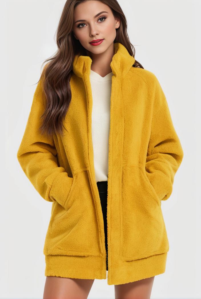 cozy winter teddy coat for women 140669