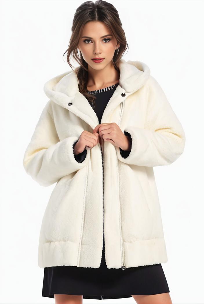 cozy winter teddy coat for women 140692