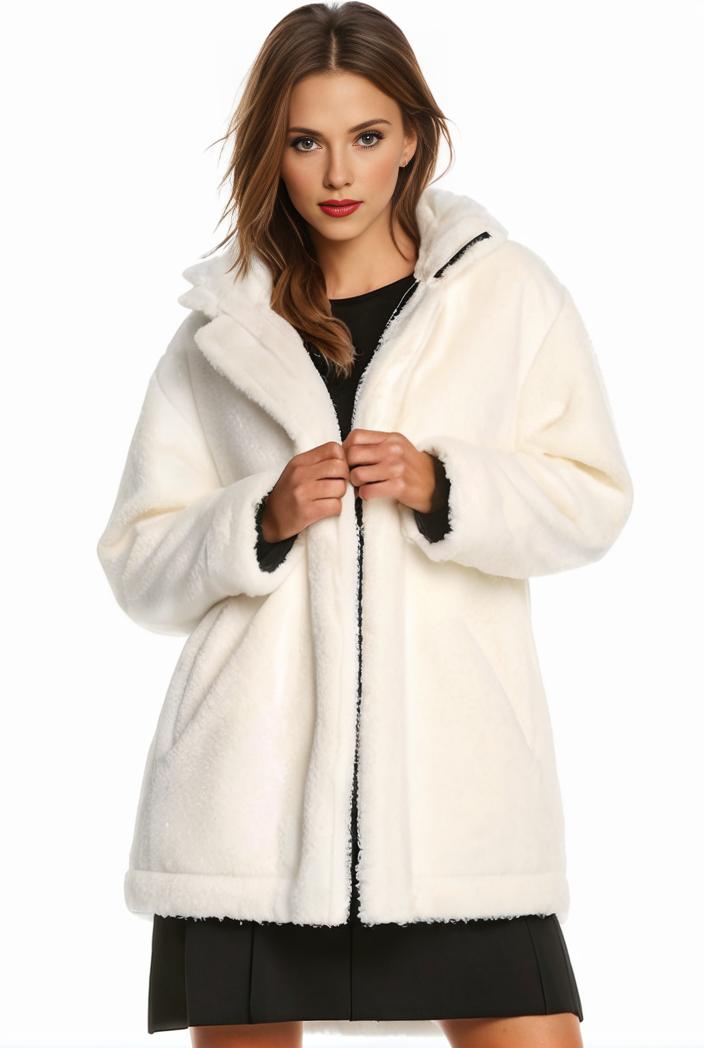 cozy winter teddy coat for women 140695