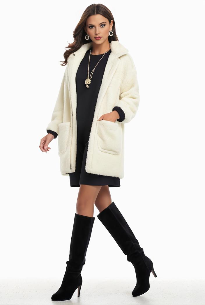 cozy winter teddy coat for women 140709