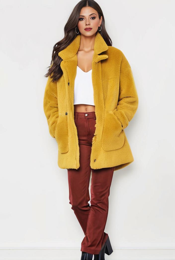 cozy winter teddy coat for women 140715