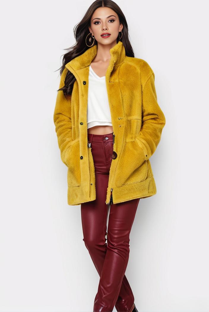 cozy winter teddy coat for women 140716