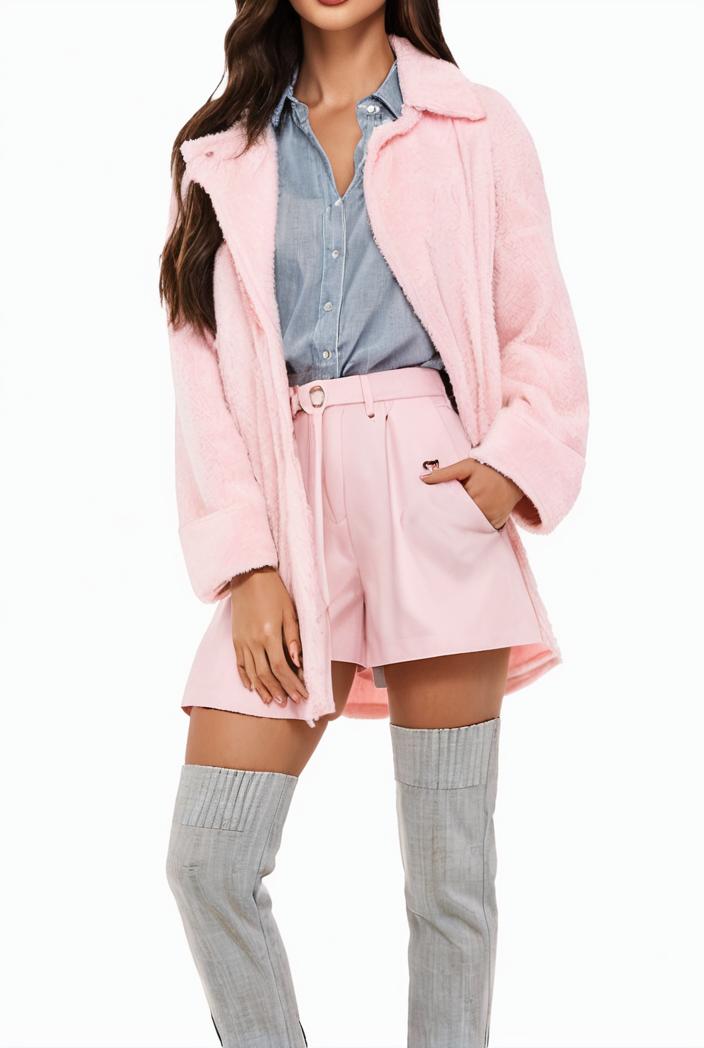 cozy winter teddy coat for women 140743