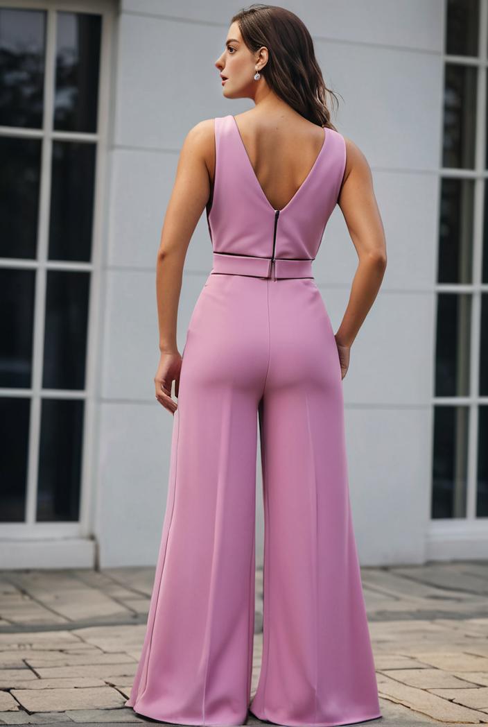 plus size shiny v neck side slit formal evening dress 145057