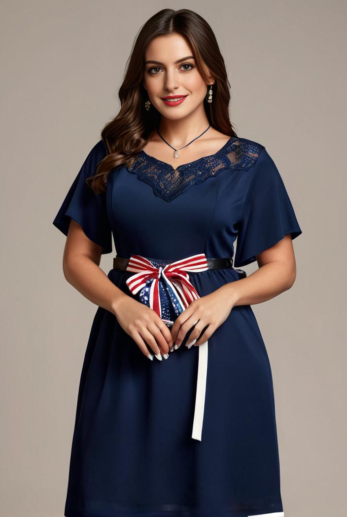 plus size simple chiffon pleated a line round neckline bridesmaid dress 145110