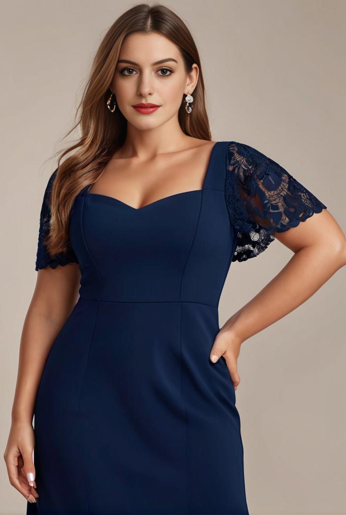 plus size sweetheart a line high slit maxi chiffon bridesmaid dress 145208