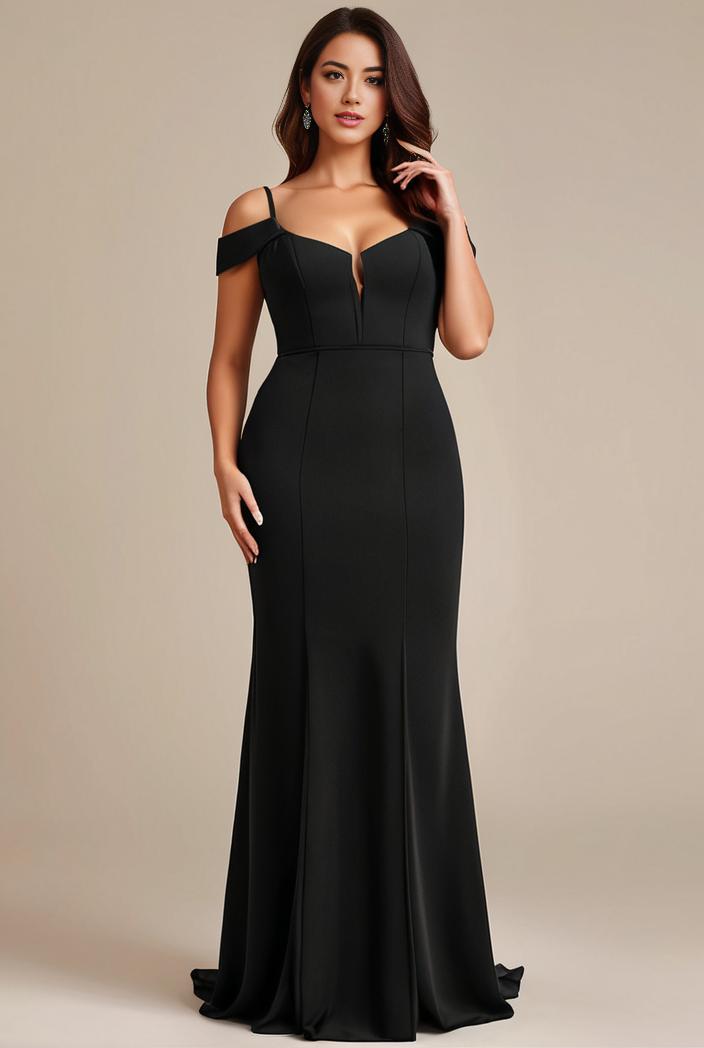 stylish plus size bodycon deep v neck sequin evening dress 107820