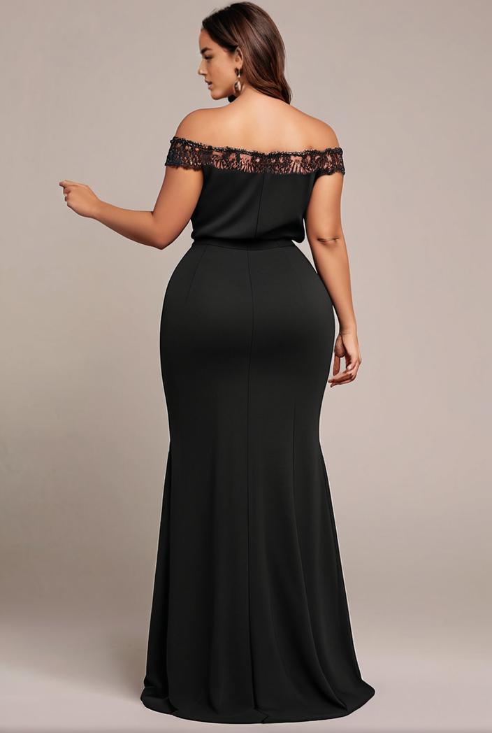 stylish plus size bodycon deep v neck sequin evening dress 107836