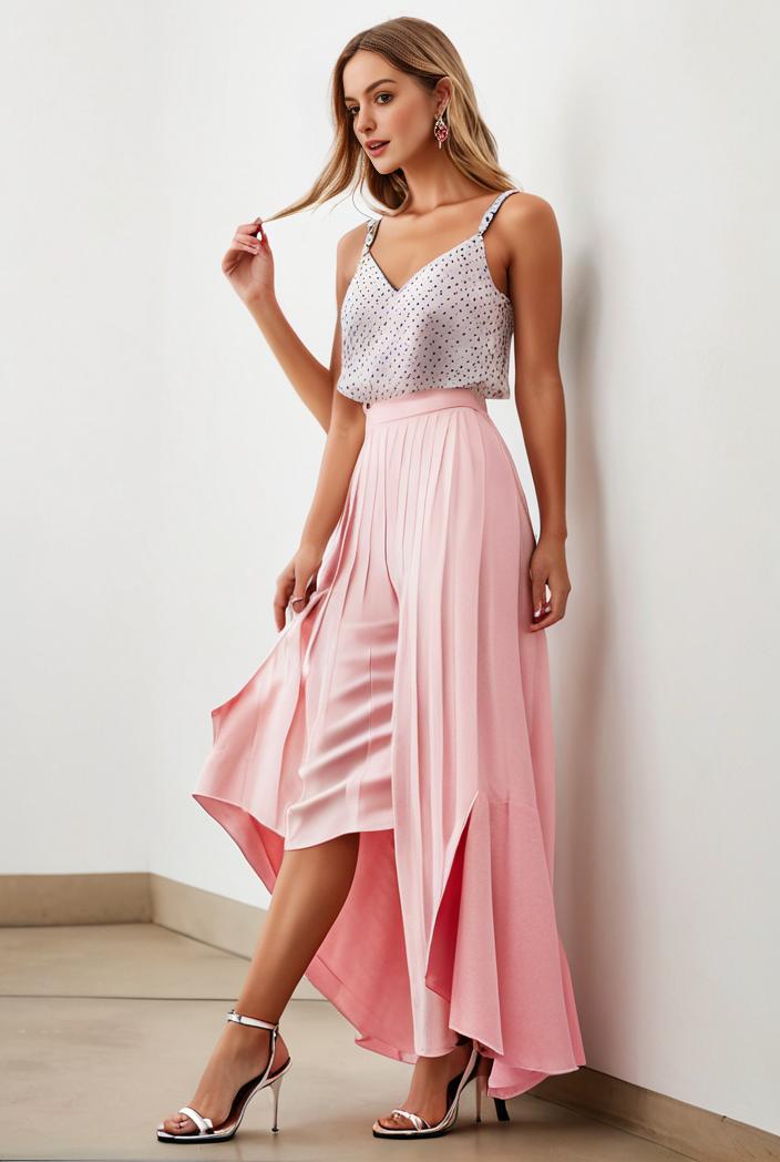 sequin bodice tulle high low evening dress with ribbon waist 146789