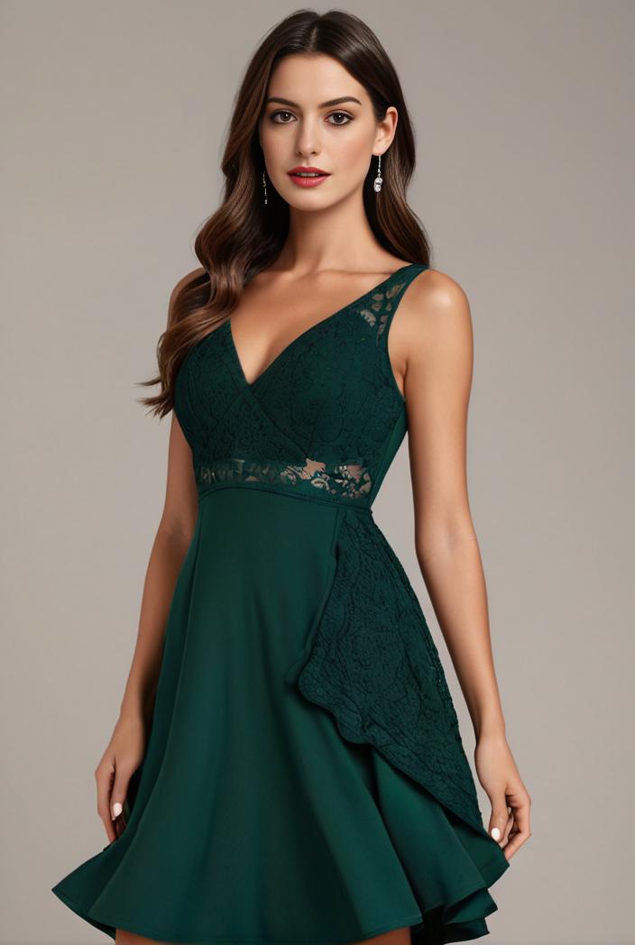 sequin bodice tulle high low evening dress with ribbon waist 146812