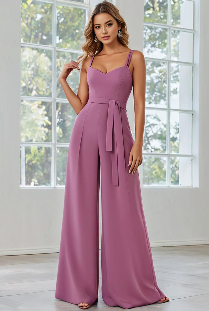 convertible chiffon lace open back spaghetti straps bridesmaid dress 111137