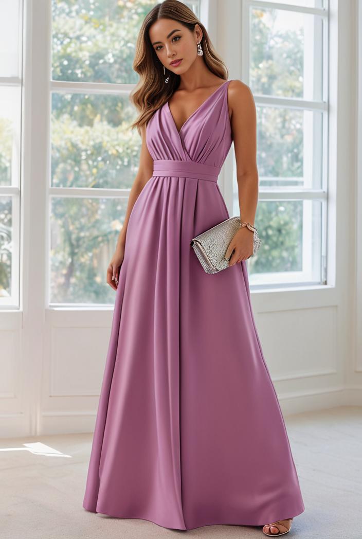 convertible chiffon lace open back spaghetti straps bridesmaid dress 111169