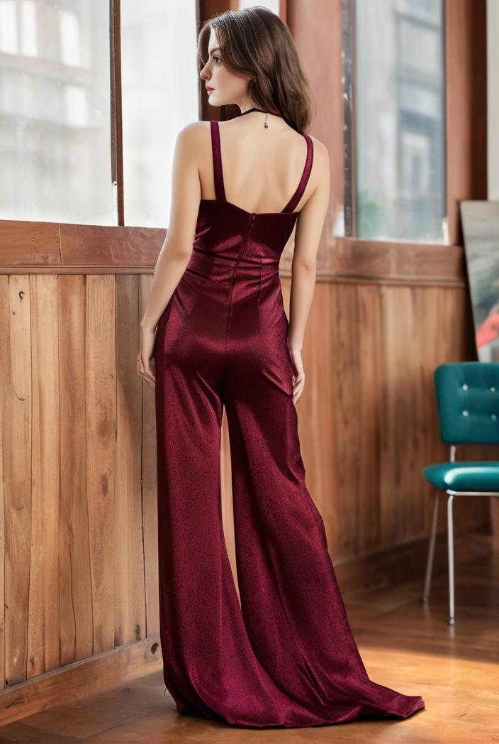 spaghetti strap 2 in 1 sheer evening dress 149926