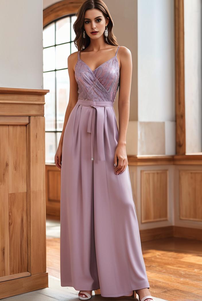 spaghetti strap 2 in 1 sheer evening dress 149978