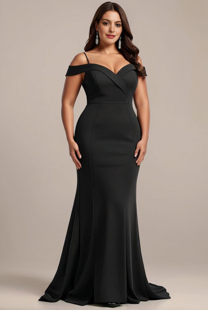 stylish plus size bodycon deep v neck sequin evening dress 100357