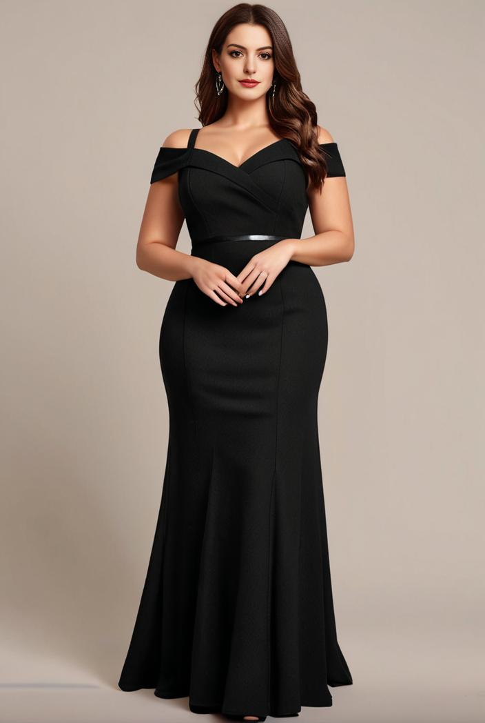stylish plus size bodycon deep v neck sequin evening dress 100349