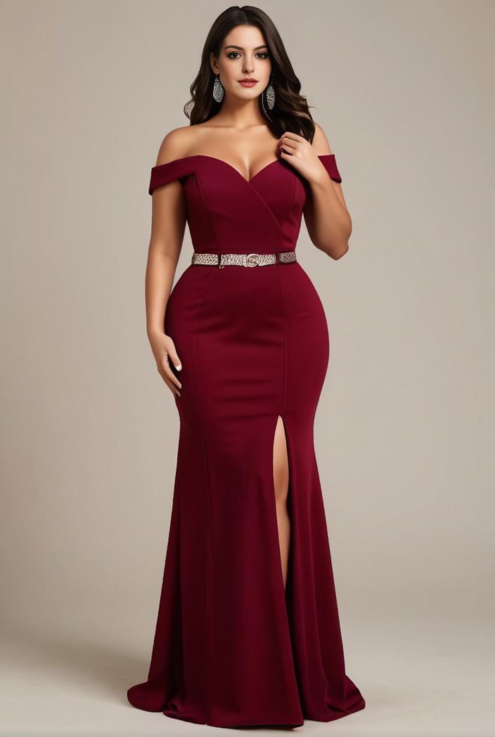 stylish plus size bodycon deep v neck sequin evening dress 100368