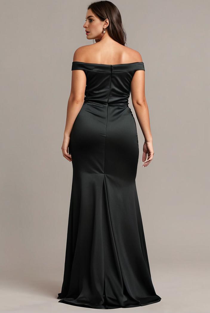 stylish plus size bodycon deep v neck sequin evening dress 100377