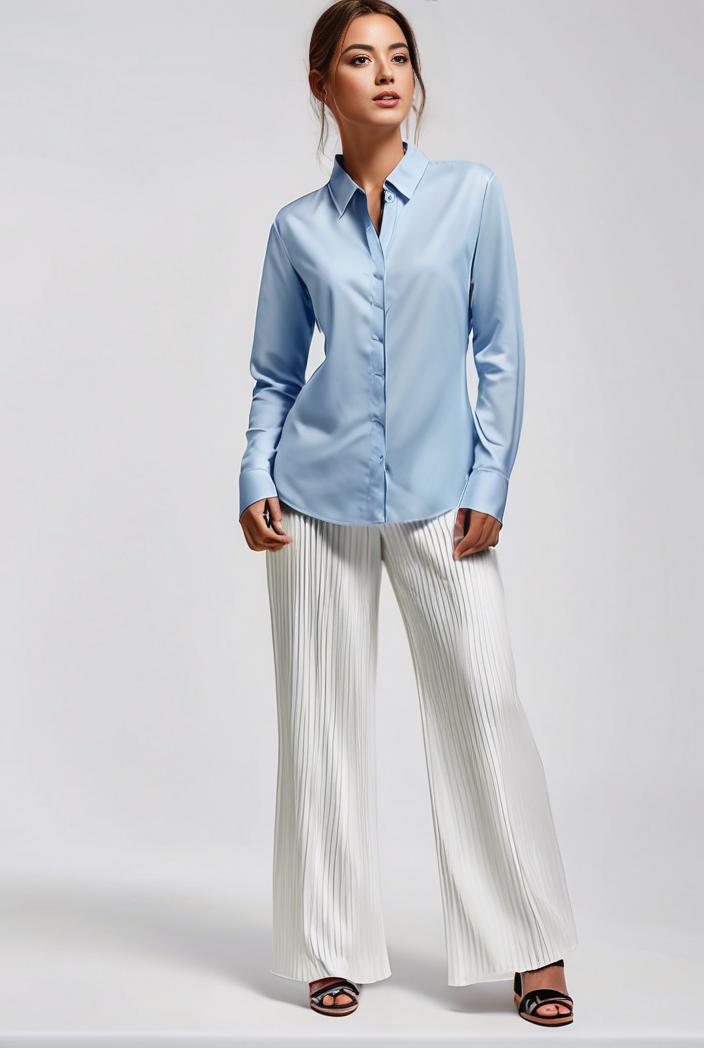 pleated high waist commuting temperament maxi dress 117702