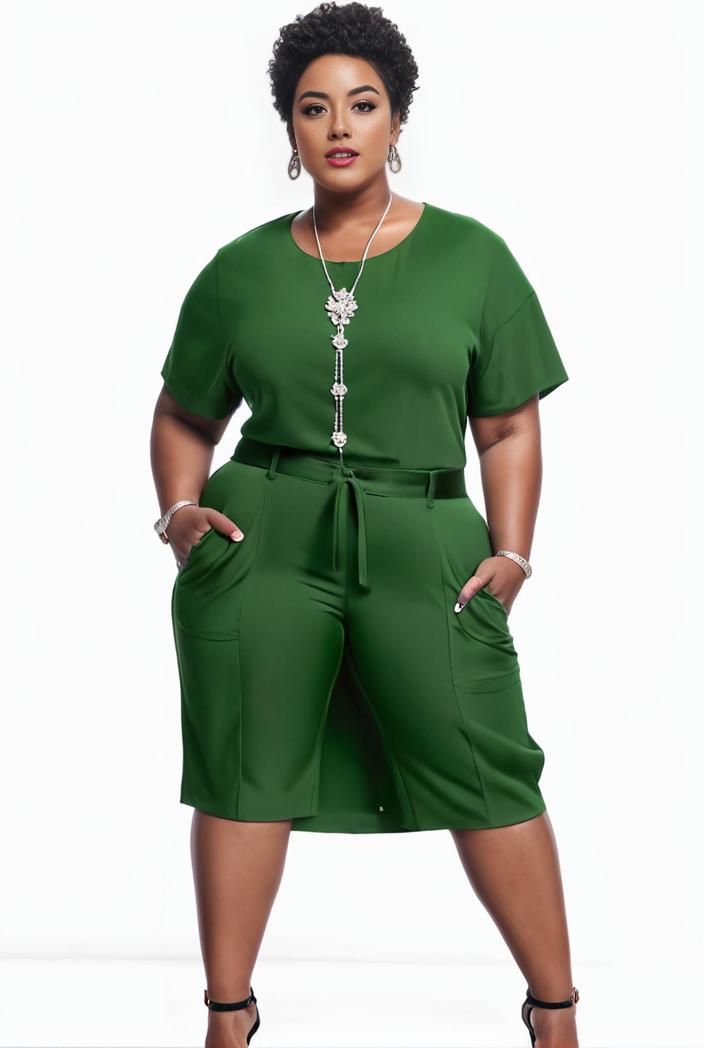 plus size faith letter print short sleeve midi dress with pockets women s plus slight stretch casual dress 118977