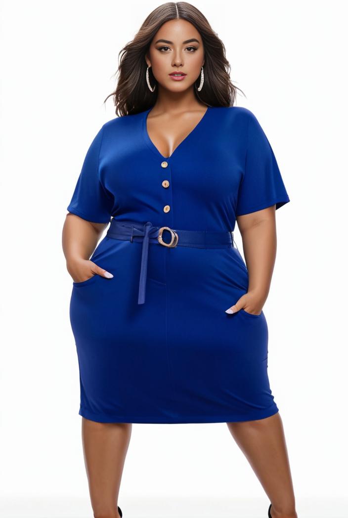 plus size faith letter print short sleeve midi dress with pockets women s plus slight stretch casual dress 118997