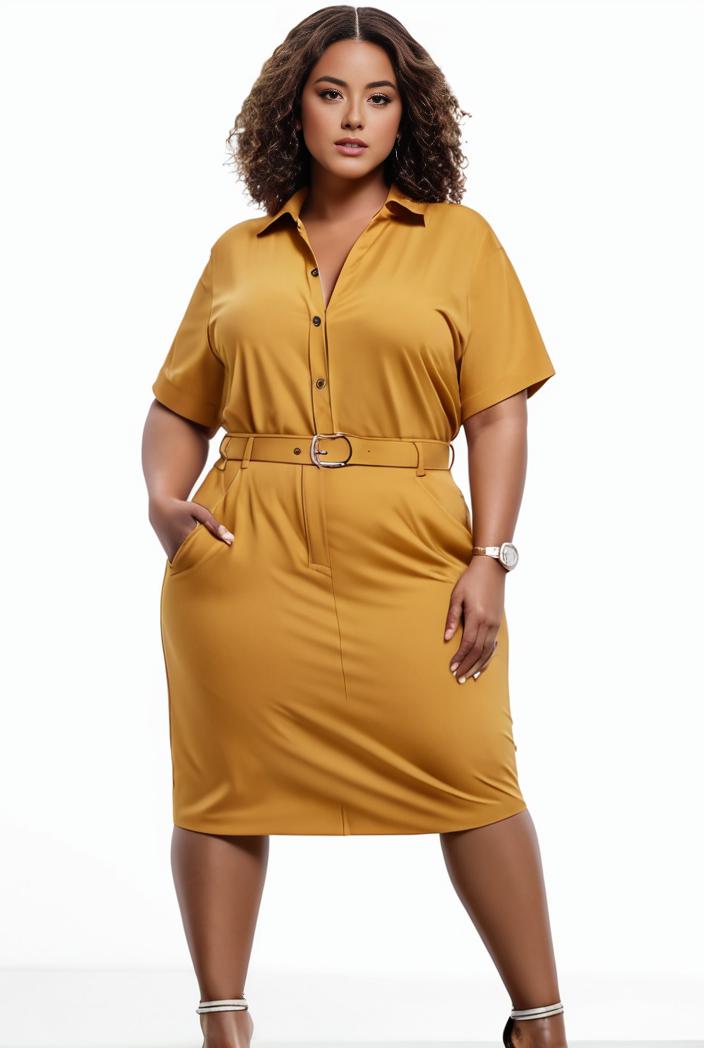 plus size faith letter print short sleeve midi dress with pockets women s plus slight stretch casual dress 119008