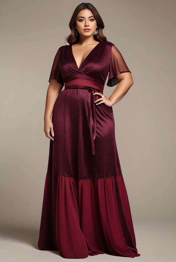 plus size floor length formal evening gowns for weddings 119127