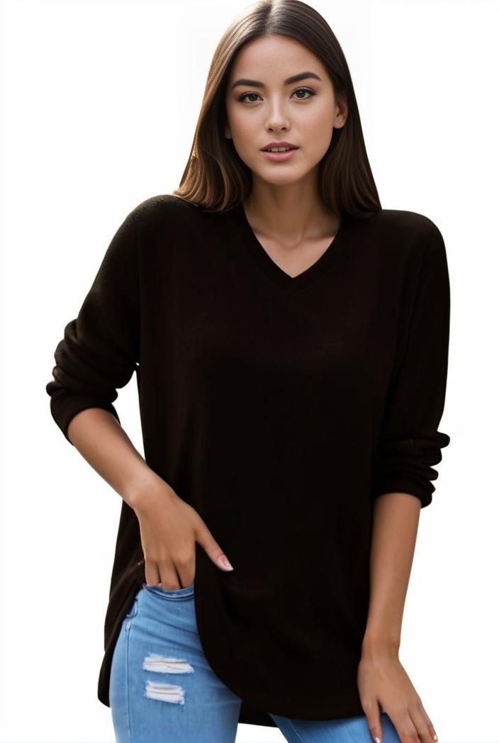 plus size formal shirt women s plus plain long sleeve turn down collar button up workwear shirt 119325