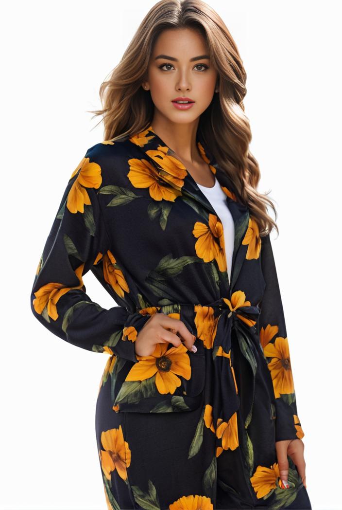 plus size halloween coat women s pus allover cat pumpkin print long sleeve open front medium stretch cardigan overcoat 119547