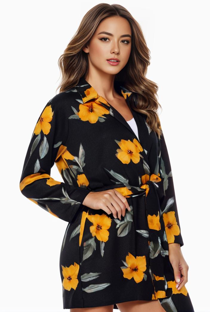 plus size halloween coat women s pus allover cat pumpkin print long sleeve open front medium stretch cardigan overcoat 119551