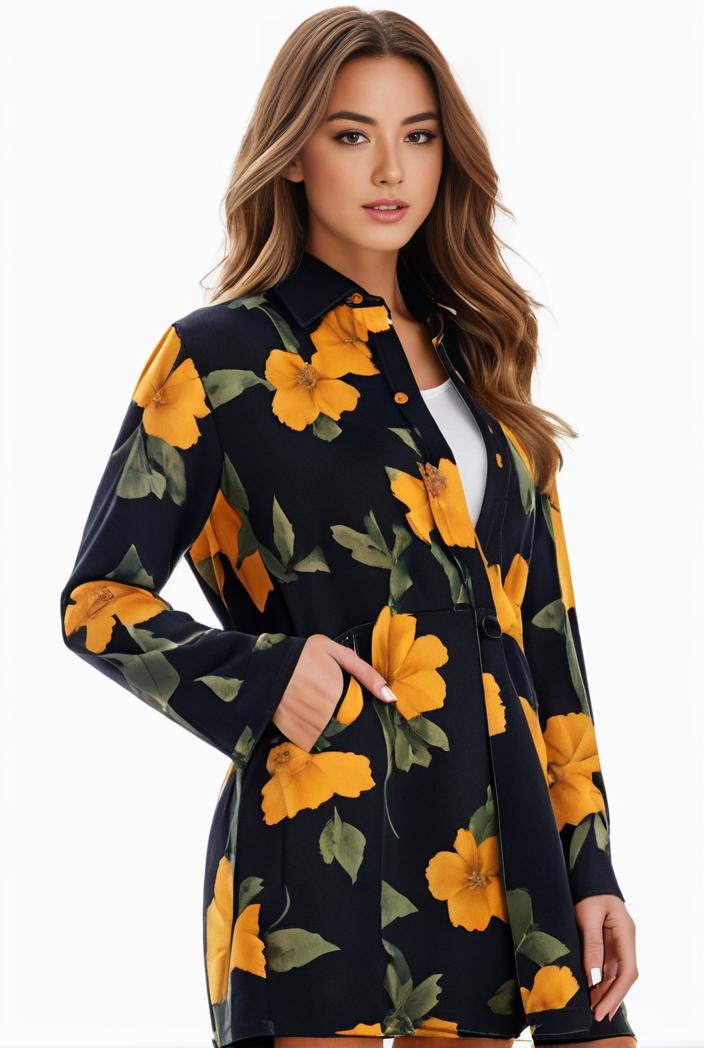 plus size halloween coat women s pus allover cat pumpkin print long sleeve open front medium stretch cardigan overcoat 119552