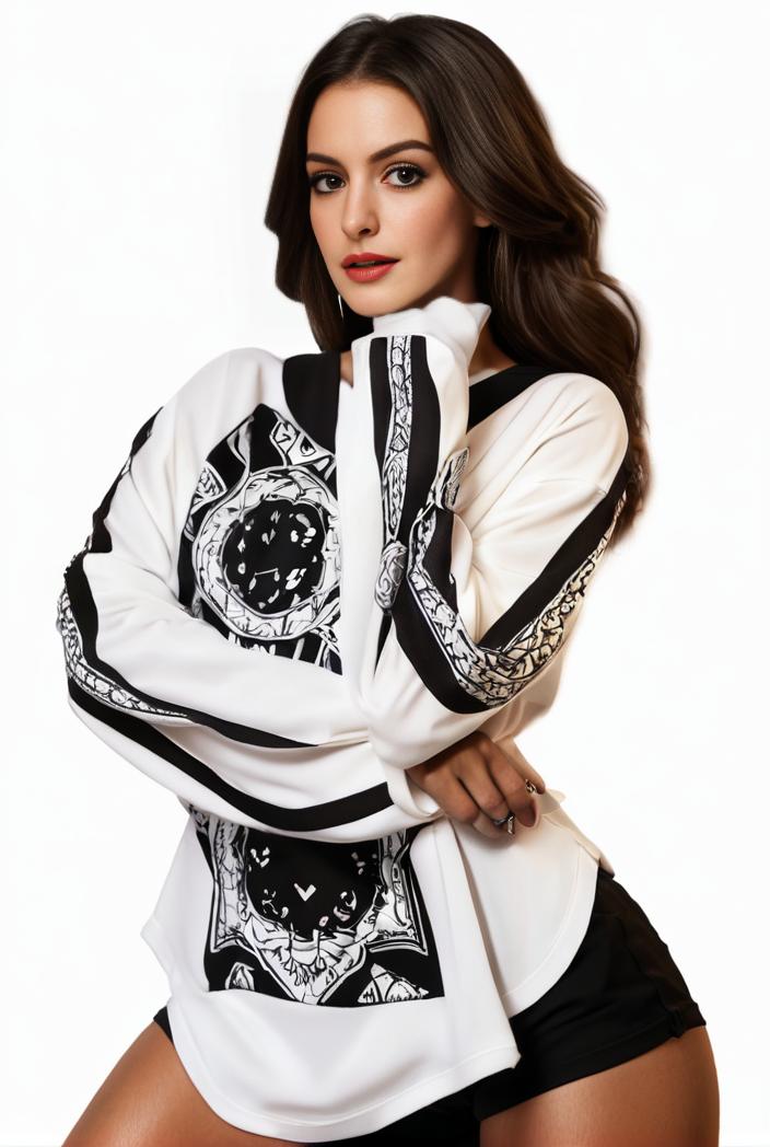 plus size casual sweatshirt women s plus graphic letter print long sleeve round neck slight stretch sweatshirt 111297