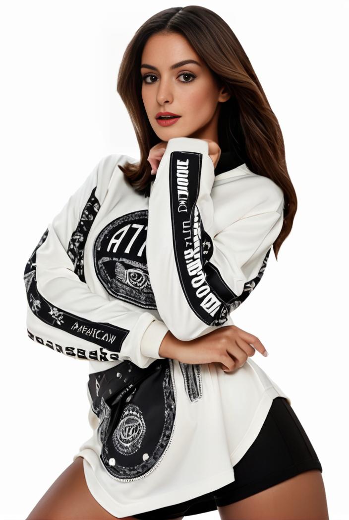 plus size casual sweatshirt women s plus graphic letter print long sleeve round neck slight stretch sweatshirt 111300