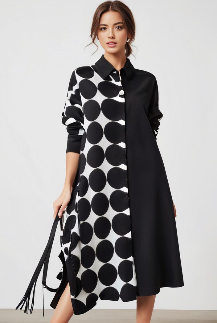 size curve dresses plus size loose elegant floral pattern stitching midi dress 124885