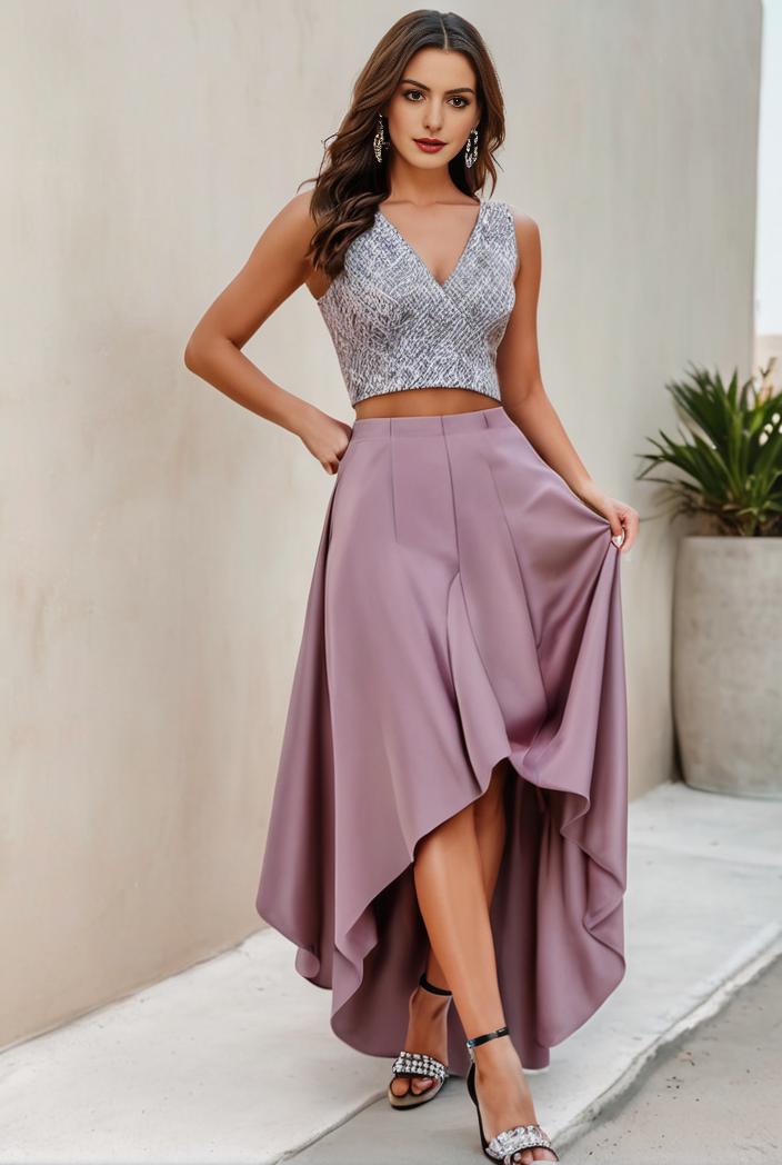 plus size sequin high low deep v neck tulle evening dresses 113353