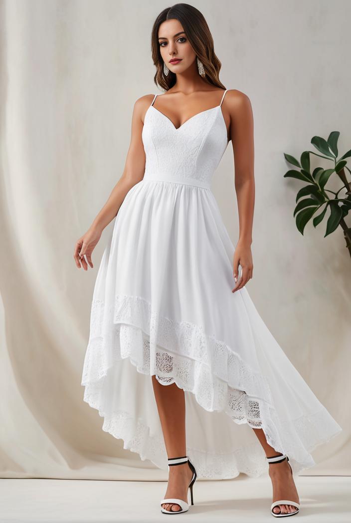 plus size sequin high low deep v neck tulle evening dresses 113374
