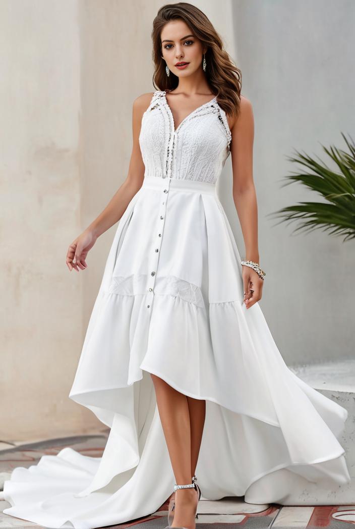 plus size sequin high low deep v neck tulle evening dresses 113377