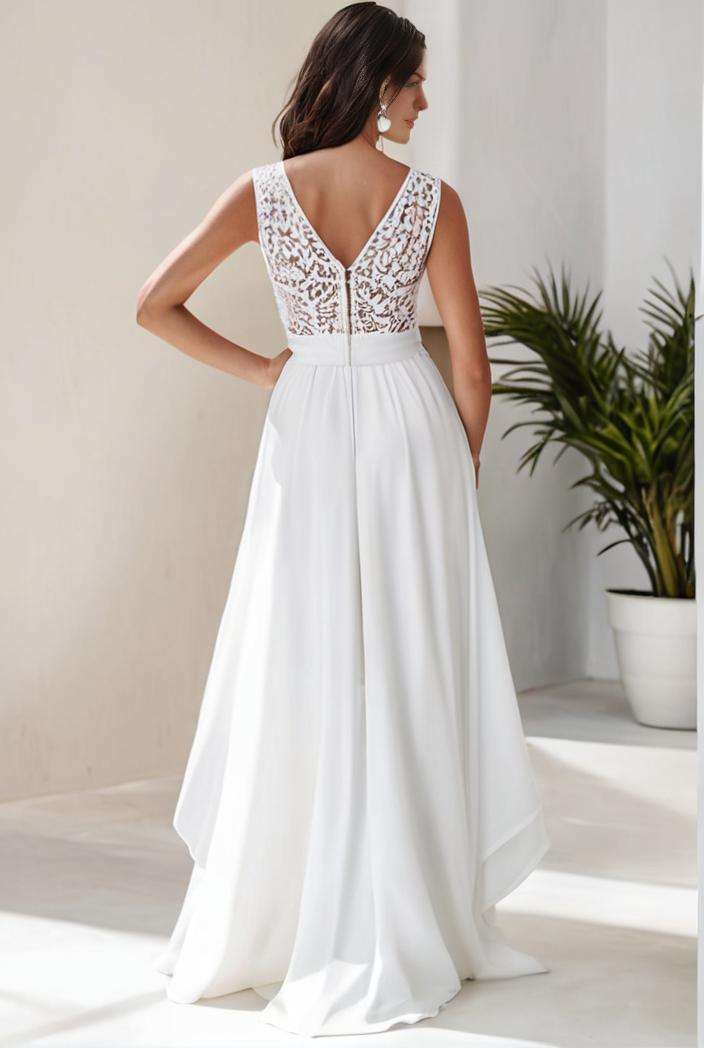 plus size sequin high low deep v neck tulle evening dresses 113386