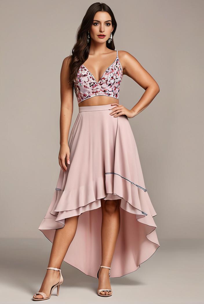 plus size sequin high low deep v neck tulle evening dresses 113402