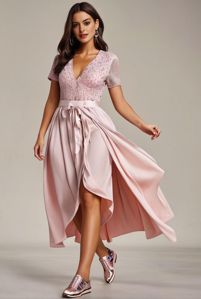 plus size sequin high low deep v neck tulle evening dresses 113417