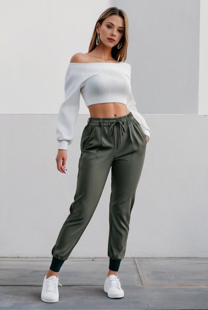 slim fit drawstring denim jeans with elastic waist for women 109770