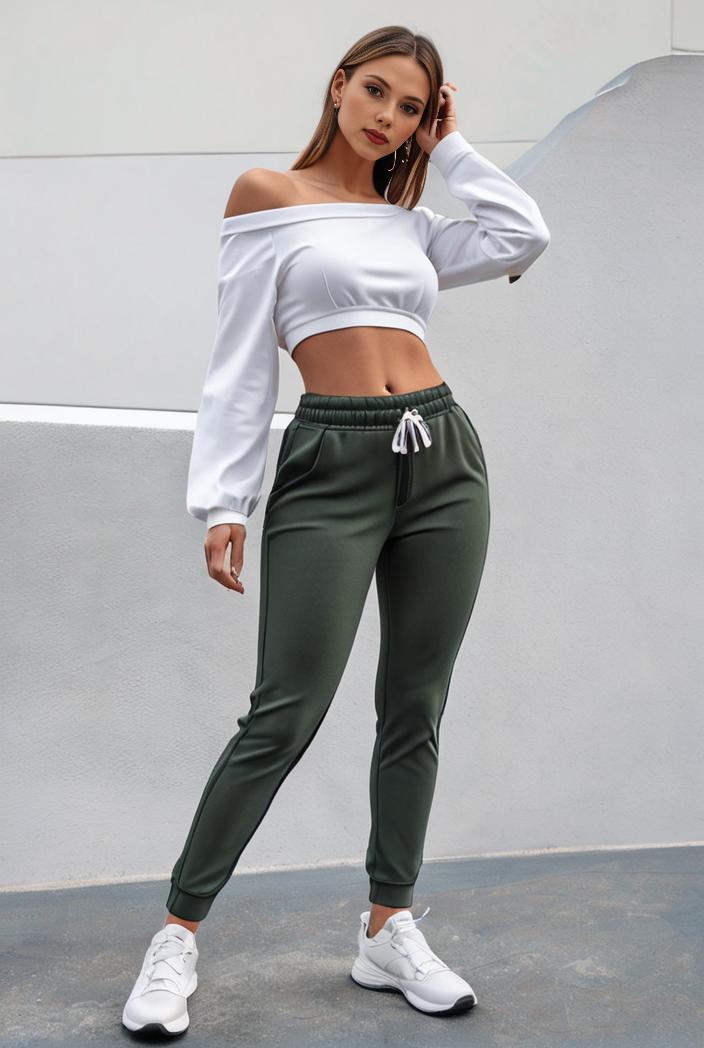 slim fit drawstring denim jeans with elastic waist for women 109774