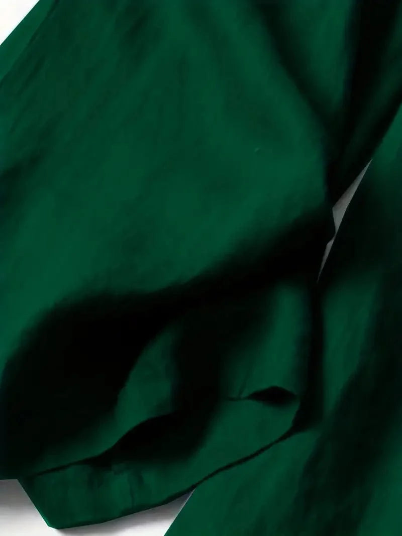 Stylish Wide Leg Trousers, Relaxed Palazzo Pants for Spring & Summer, Women's Fashion